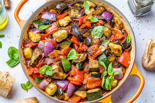 Ghiveci De Legume Cu Vinete Si Dovlecei (Ratatouille)