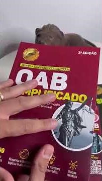OAB 46º #OAB #ExameDaOAB #Direito #AprovaçãoNaOAB #OABSimplificado #EstudarParaOAB #PrimeiraFaseOAB