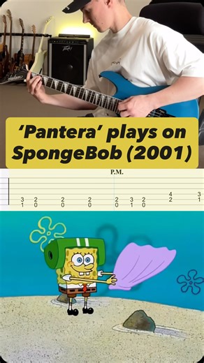 Kyle Collins | Pre-Hibernation - Pantera (Guitar Cover with TABS) | From The TV Show SpongeBob SquarePants Season 2 Episode 7 ‘Prehibernation Week’ #fyp... | Instagram