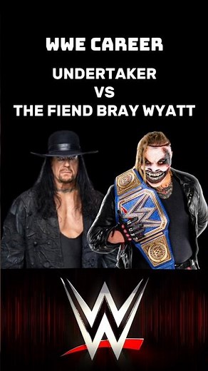 UNDERTAKER VS THE FIEND BRAY WYATT | WWE COMPARISON | #wwe #undertaker #braywyatt