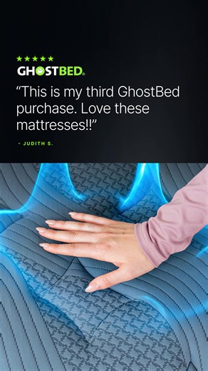 7.6K views | When real customers talk, we listen. GhostBed’s cooling technology and pressure-relieving comfort deliver a sleep experience people can’t stop raving about. Try it for 101 nights—risk-free. | GhostBed | Facebook