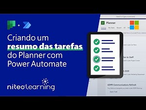Como criar um resumo das tarefas do PLANNER com POWER AUTOMATE.