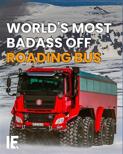 89K views · 1.4K reactions |  Introducing the real 'go anywhere' tour bus, a monster truck in disguise ready to conquer rugged terrain with style, comfort, and a dash of thrill! ️ | Interesting Engineering | Facebook