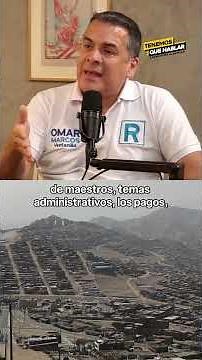 Omar Marcos: "The goal is to open the National University of Pachacútec in 2028" #TQH