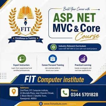 ASP. NET MVC & Core Course In Rawalpindi And Islamabad