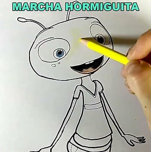 Dibujamos y Coloreamos "Las Hormiguitas Van Marchando" | Dibujos para niños