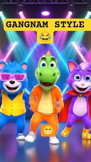 Cartoon Gangnam style