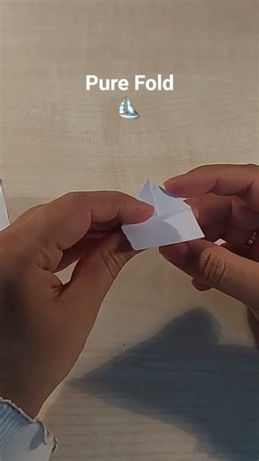 DIY Mini Paper Boat ⛵ Kolay Kağıt Gemi Yapımı (No Talking) | Pure Fold