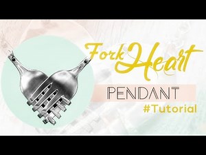 Easy Fork Heart Pendant!