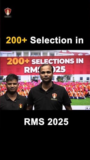 200+ Selection in RMS, 35 Students In top 100 in Sainik School | Join Our Fresh Batch #rms #shorts