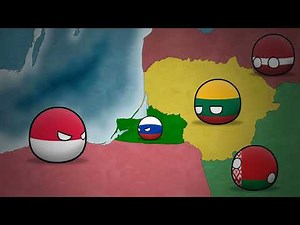 alternative Russian-Polish war 2022 - Countryballs