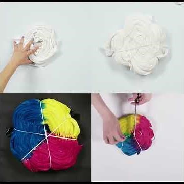 Spiral Tie-Dye Technique in 4 Easy Steps