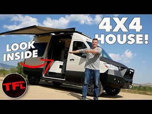 This Tough 2021 Mercedes Sprinter 4x4 RV Has an ALL NEW INTERIOR with a Bar! TFL Camper Corner
