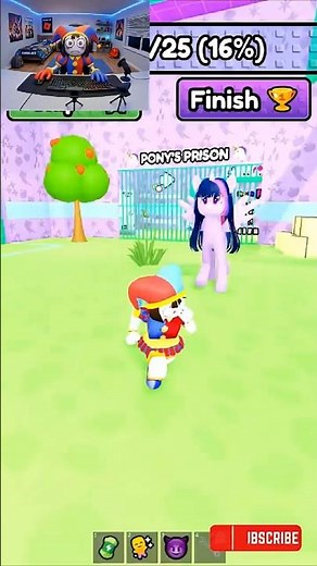 POMNI ESCAPES PONY’S PRISON RUN… 😱🦄 (Roblox Obby)