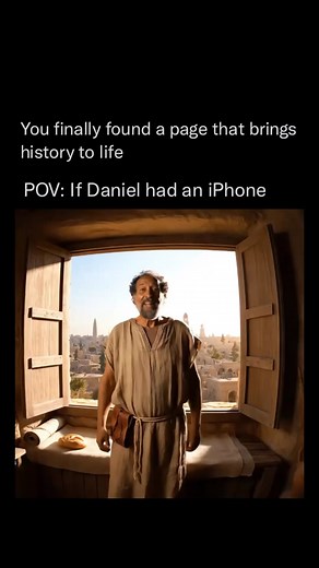 78K views · 1.2K reactions | POV: If Daniel had an iPhone #history #ai #pov #cinematic #reels | How History Is Created | Facebook