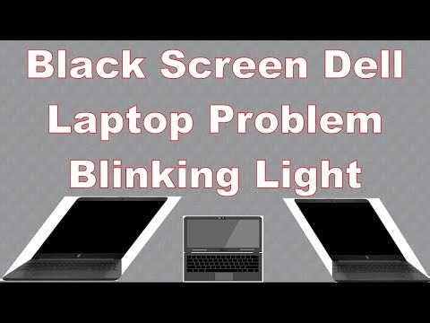 Black Screen Dell Laptop Problem Blinking Light