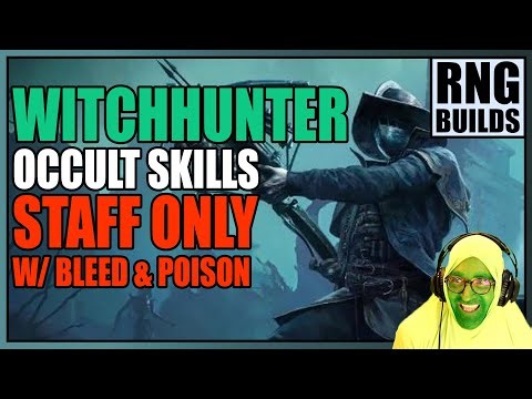 Path Of Exile 2 : RNG Builds - Witchhunter - Staff Occult w/ Bleed/Poison twist!