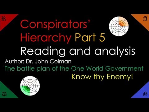 🟠🟢The Conspirators' Hierarchy. #5 Reading and analysis. Know thy Enemy!