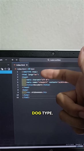 Que significa el Doctype en HTML #programacion #codigo