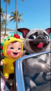 Frenchie’s Loving Surprise! Buys Rainbow Dumplings to Make the Family Laugh! 🥟🌈 #shorts #dog