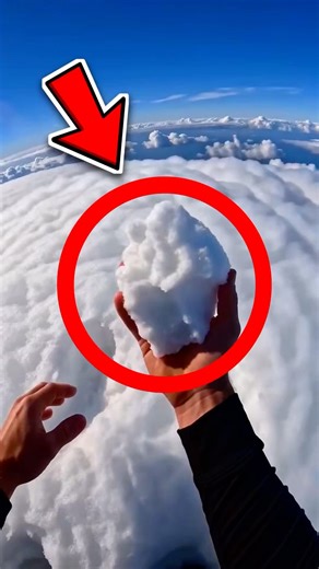 What Would Happen If You Landed on a Cloud? ☁️😱 #shorts