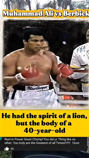 Muhammad Ali Loses by Berbick #fypシ゚viral #shorts #new #muhammadali #boxing #legend #highlights