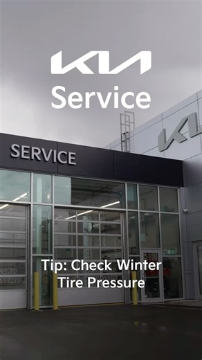 Kia Service Tip: Check Winter Tire Pressure