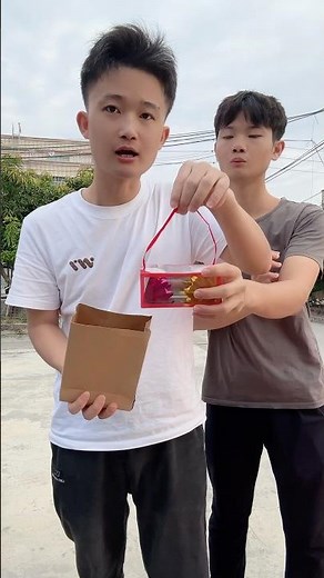 空袋子变礼盒Empty bags turn into gift boxes #magic #魔术教学