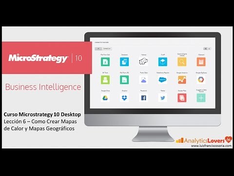Curso Microstrategy 10 Desktop – Lección 6: Mapas de Calor y Geográficos