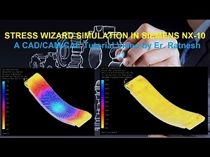 Stress Wizard/Analysis simulation in Siemens - UG-NX-10