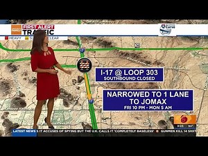 5 major freeways closed for weekend construction