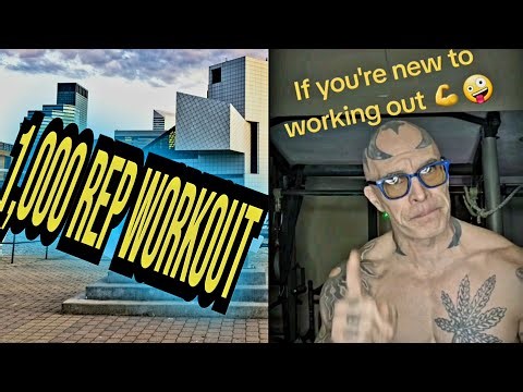 PRISON PUSH-UPS 1/4 rep range of motion 1,000 reps