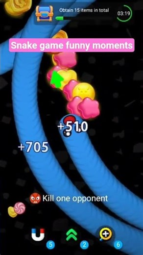 Snake Battle Game Funny & Epic Moments 😂🐍#ytshorts #gaming #synthstream #funny