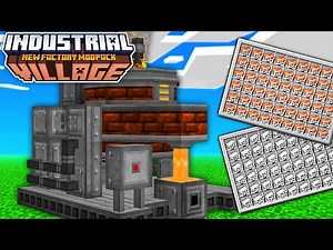 2X INDUSTRIAL ORE PROCESSING! EP6 | Minecraft Industrial Village [Modded Questing Factory]