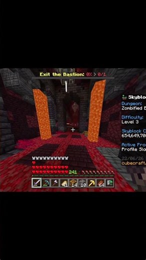 Doing MAX level dungeon 10 times in a row Cubecraft Skyblock