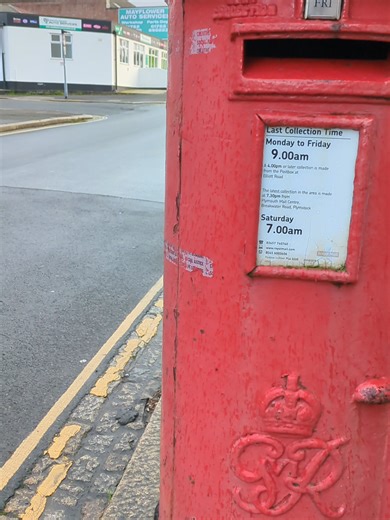 Exploring the Iconic George VI Postbox in Devon