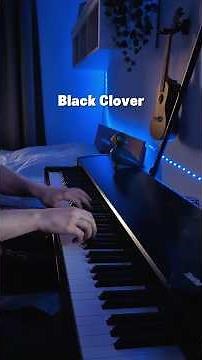 a legendary anime opening - black rover by vickeblanka #blackclover #music #shorts #piano #epic