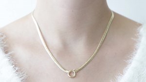 14k Gold Snake Necklace With Bolt Ring Clasp/handmade Gold Snake Layered Necklace/gold Snake Necklace/christmas Gift/unisex Layered Necklace - Etsy