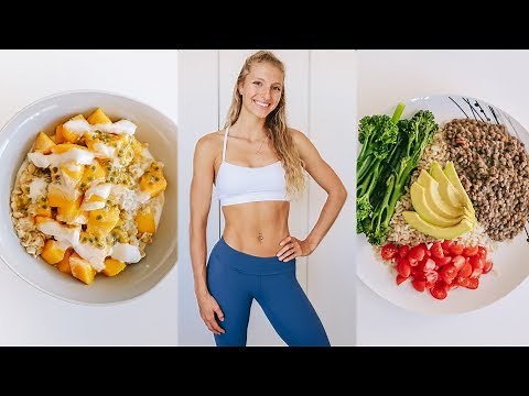 WHAT I EAT PRE/POST WORKOUT MEALS (high protein & vegan)