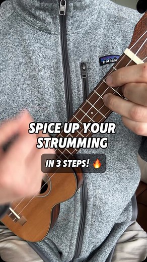 Boris Mogilevski on Instagram: "Spice up your strumming in 3 steps! 🚁🔥 Here’s how to take your right-hand technique to the next level and add more groove to your strumming! . . . . . . . . #viral #tutorial #ukulele #ukulelemusic #ukulelebrasil #ukuleletutorial #ukuleles #ukulelelife #spiceitup"