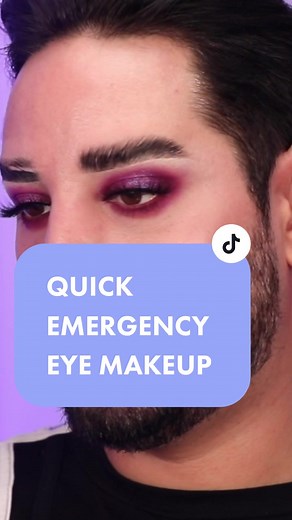 Quick Emergency Eye Makeup Tutorial by Robert Welsh