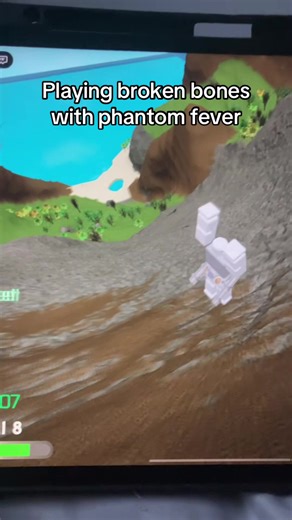 Playing broken bones with phantom fever #roblox #brokenbones #f #fyp #trending