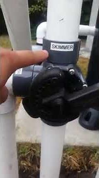 Adjusting Suction Valves for Swimming Pool