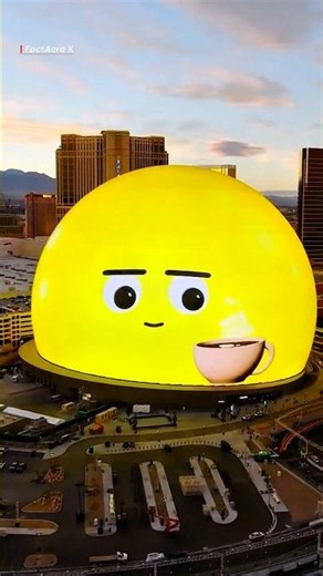 This Giant Sphere Cost More Than Burj Khalifa 😱 #shorts #burjkhalifa #tv #youtubeshorts