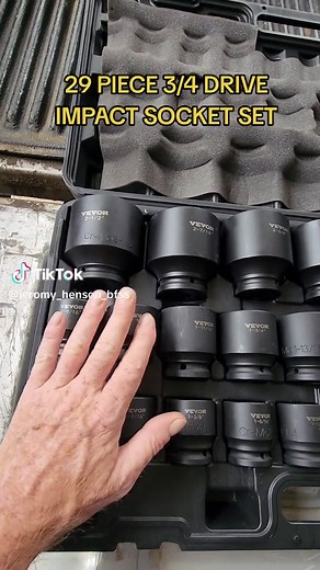 VEVOR 29 Piece 3/4 Drive Impact Socket Set Review