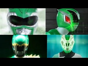 Power Rangers All Forever Green - (Mighty Morphin - Dino Fury)