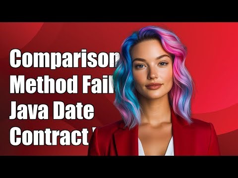 Comparison method violates its general contract while comparing java.util.Date