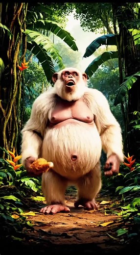 Chimpanzees Dancing to Chicken Wing Music