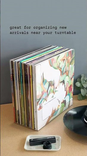 Record Corner Modern / Minimalist Vinyl Storage + Display Unit