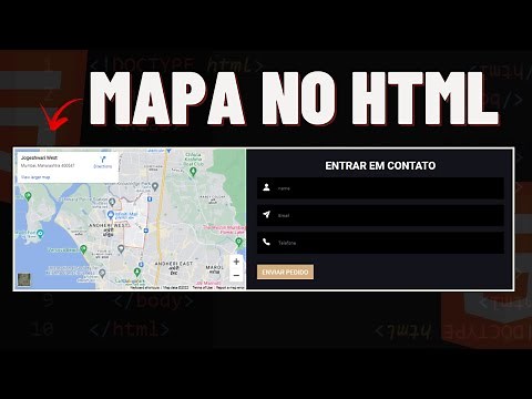 Como colocar google maps no site HTML 2022.